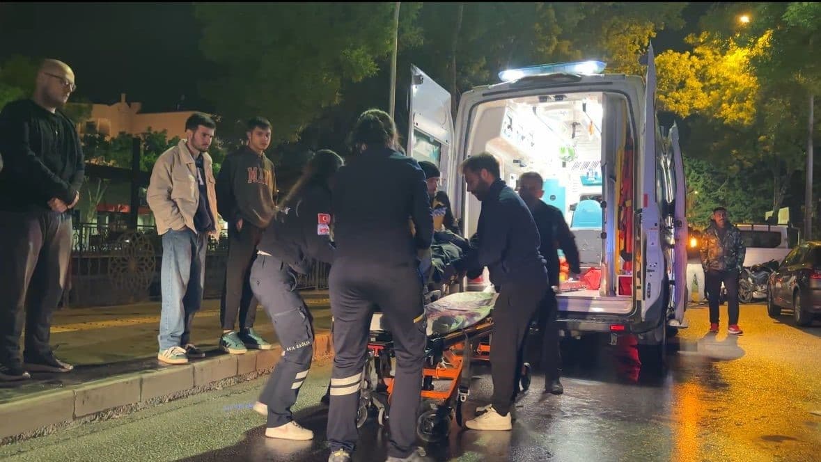 Kontrolden çıkan motosiklet devrildi, sürücüsü yaralandı