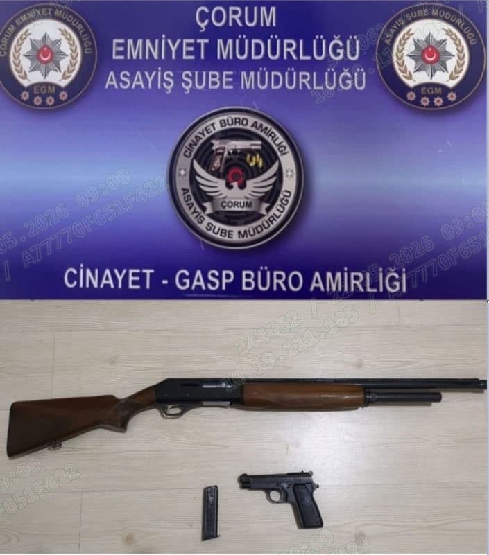 Çorum’da aranan 3 şahıs yakalandı