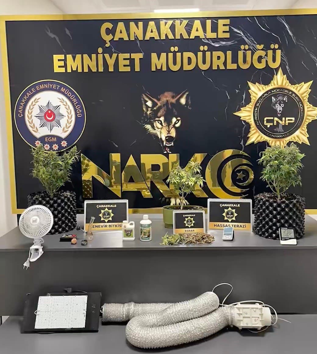 Çanakkale’de uyuşturucu operasyonu: 5 tutuklama
