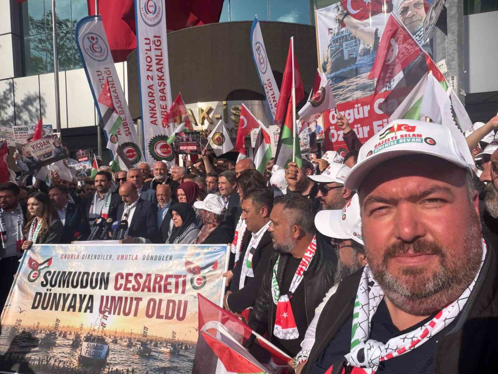 HAK-İŞ Genel Başkanı Mahmut Arslan coşkuyla karşılandı