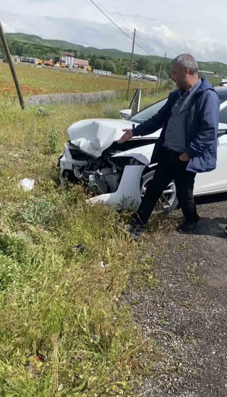 Bingöl’de zincirleme trafik kazası: 1 yaralı