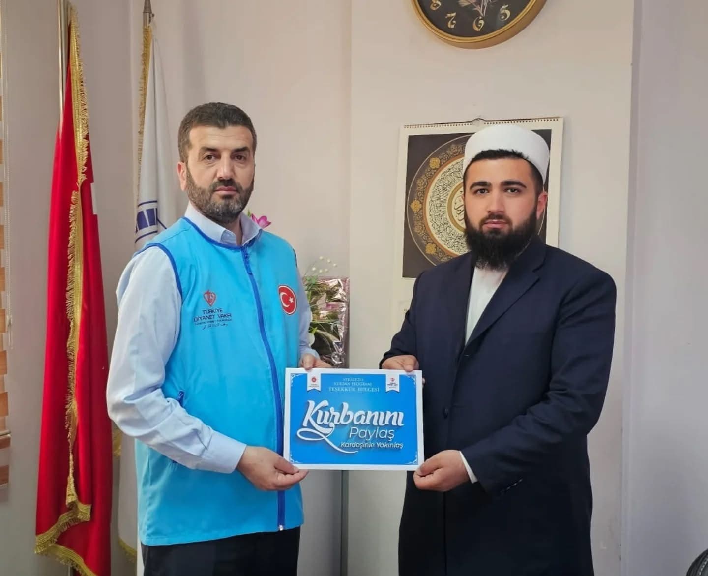 Çermik’te görevli imam 54 kurban bağışı topladı