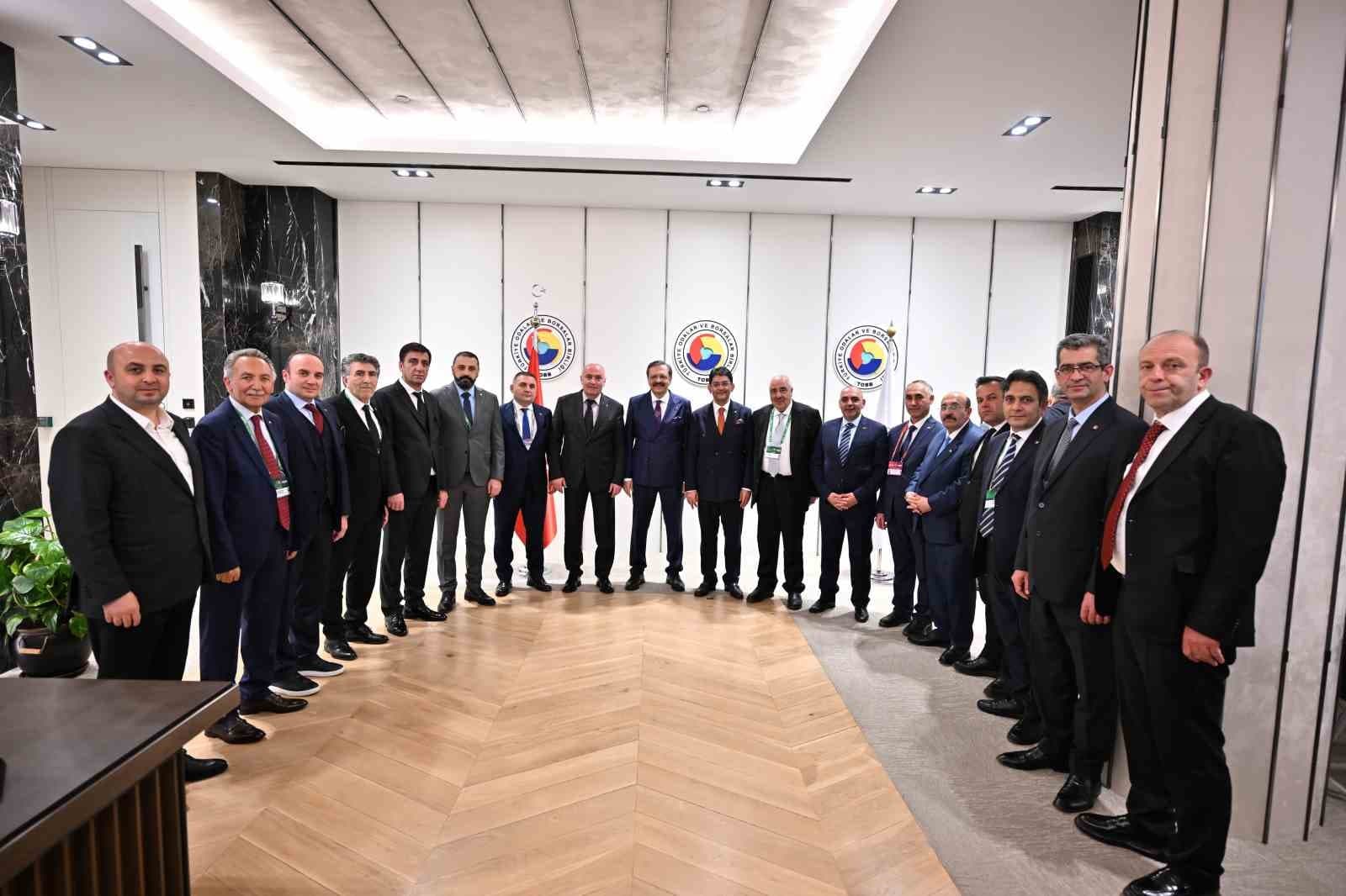 ETSO heyeti TOBB 82. genel kuruluna katıldı