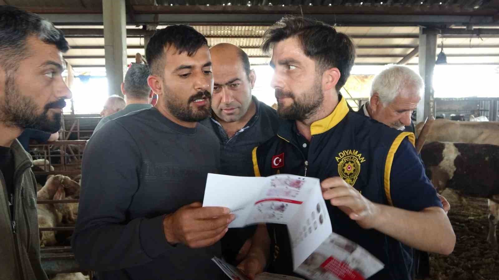 Polislerden kurbanlık pazarında sahte para ve IBAN uyarısı