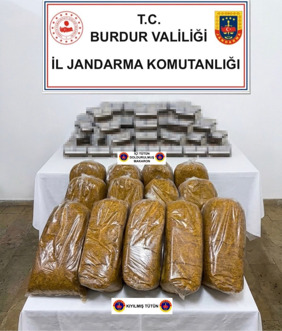 Burdur’da kaçakçılık operasyonu