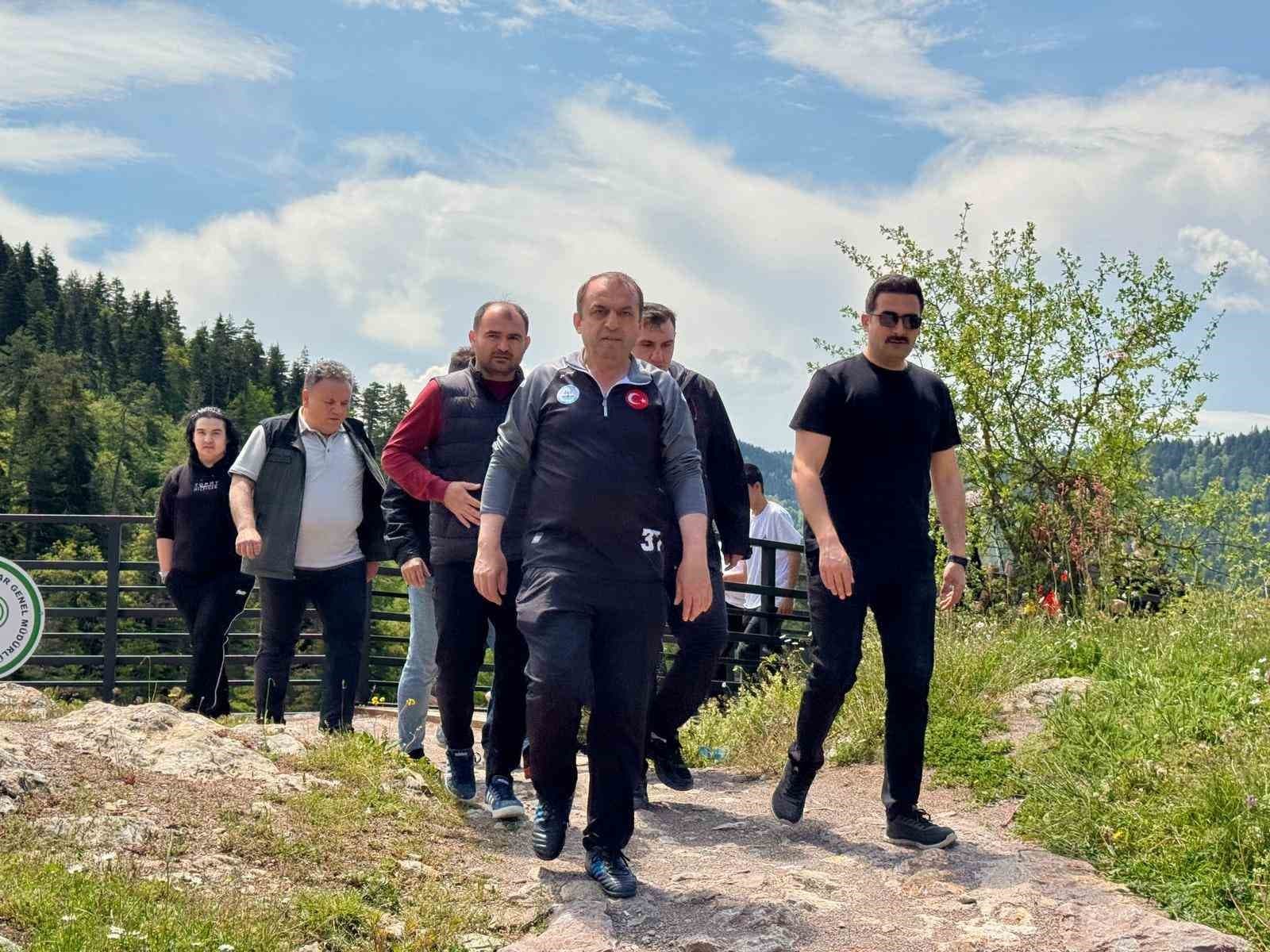 Kastamonu’da gençlik yürüyüşü: Doğanın tadını çıkardılar