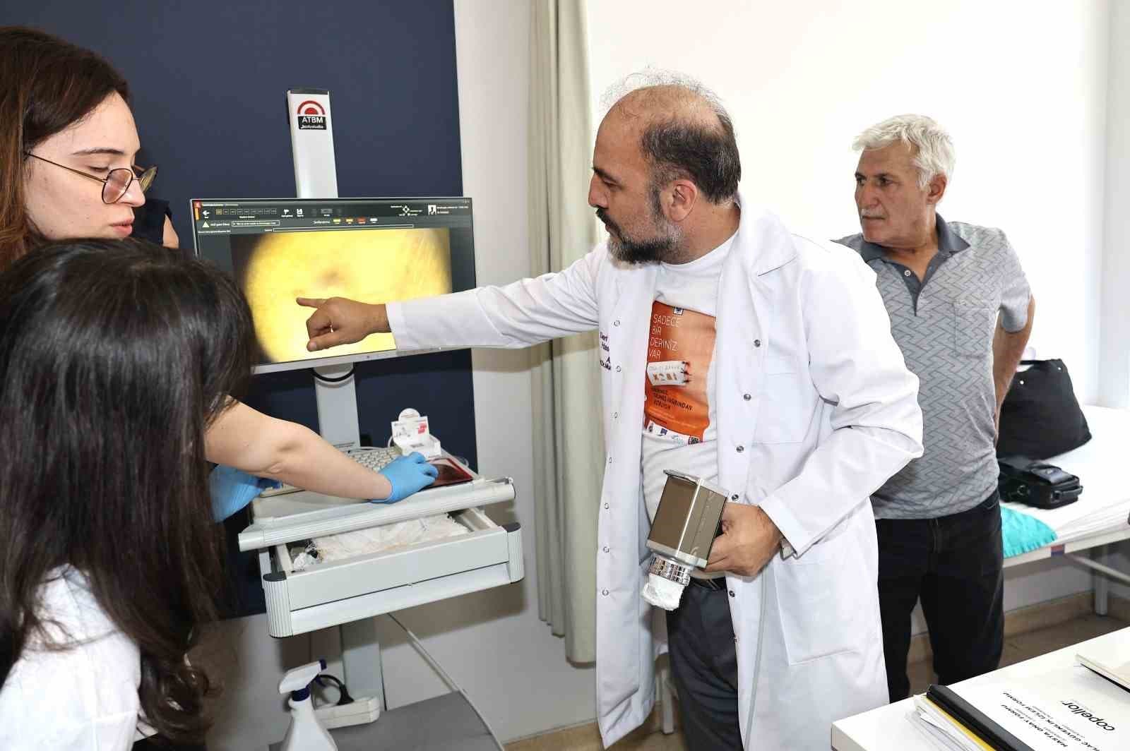 ERÜ Hastaneleri’nde "ücretsiz ben muayenesi" aktivitesi yapıldı