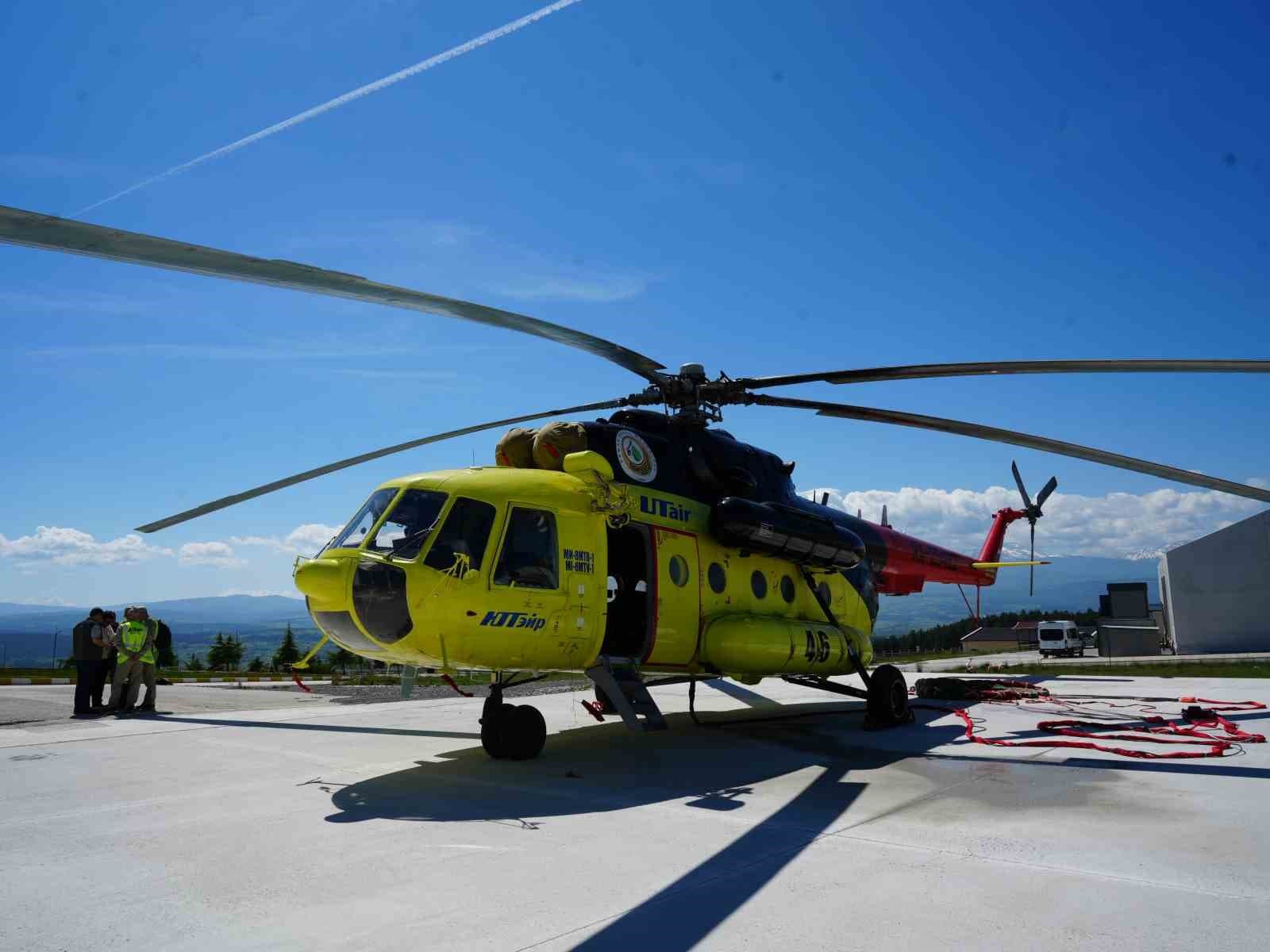 Kastamonu’da orman yangını nöbeti başladı: Helikopter Ekim ayına kadar görev yapacak