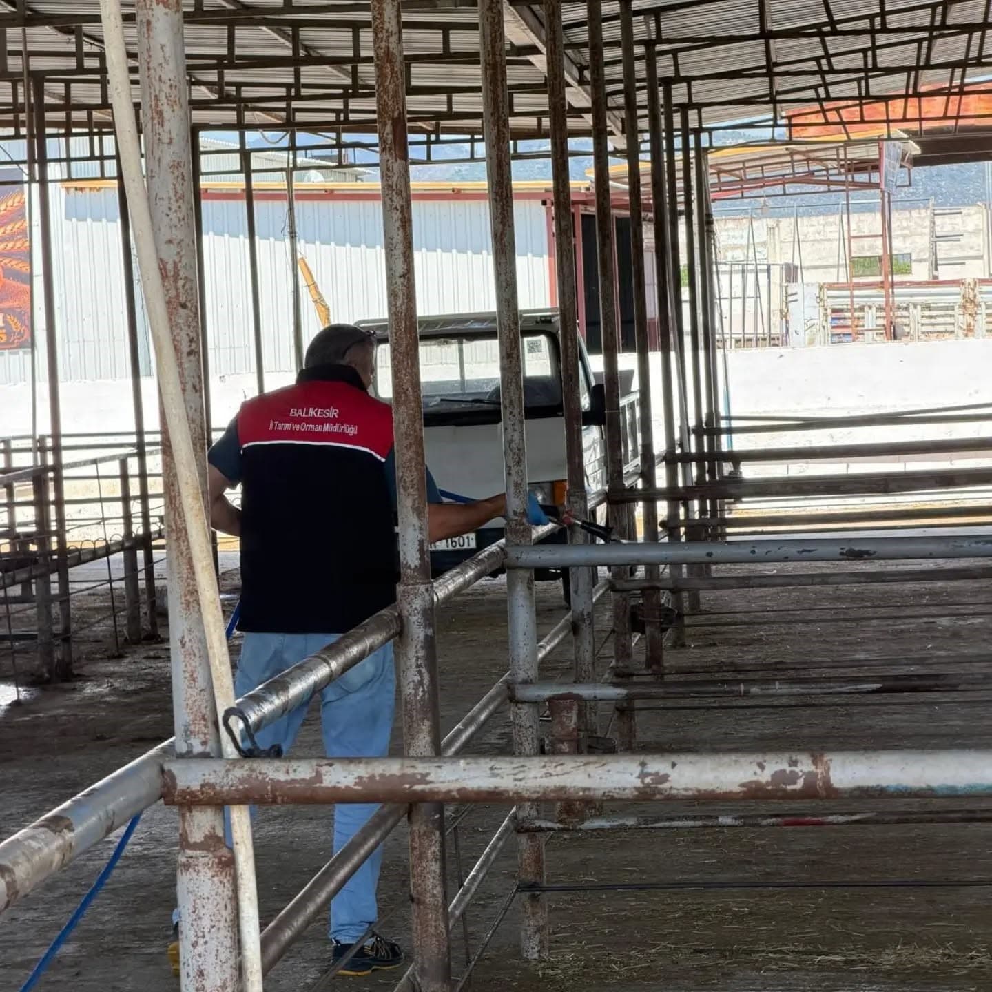 Havran’da kurban bayramı sonrası biyogüvenlik önlemi