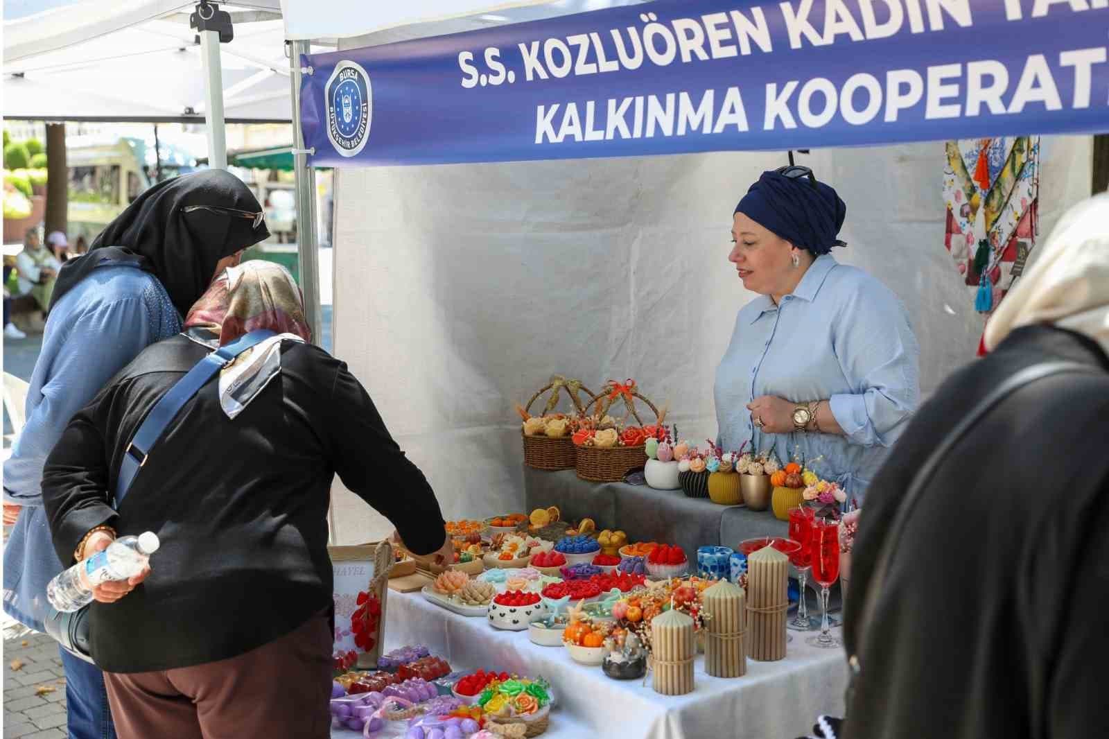 ’Meydan kadınların’ dayanışma pazarına ilgi büyüyor