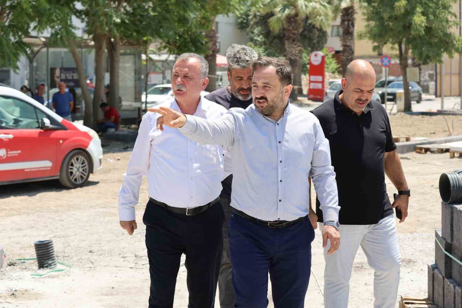 Başkan Balaban çalışmaları yerinde inceledi