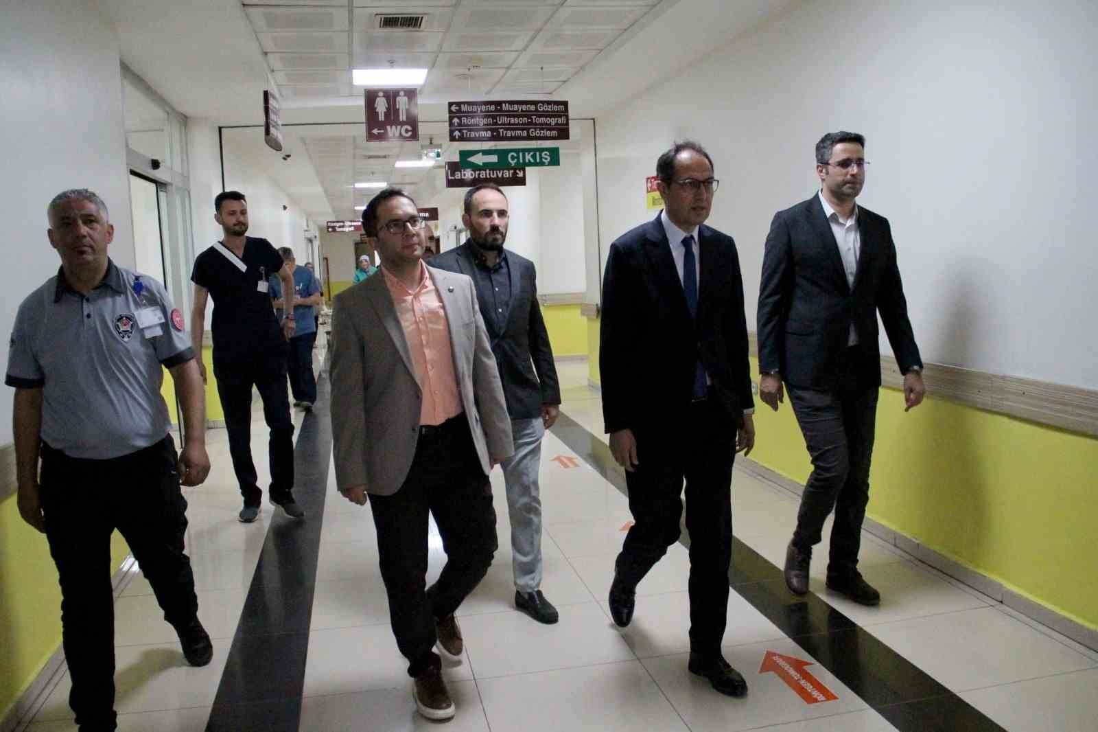 İl Sağlık Müdürü Erşan’dan Kayseri Devlet Hastanesi’nde inceleme