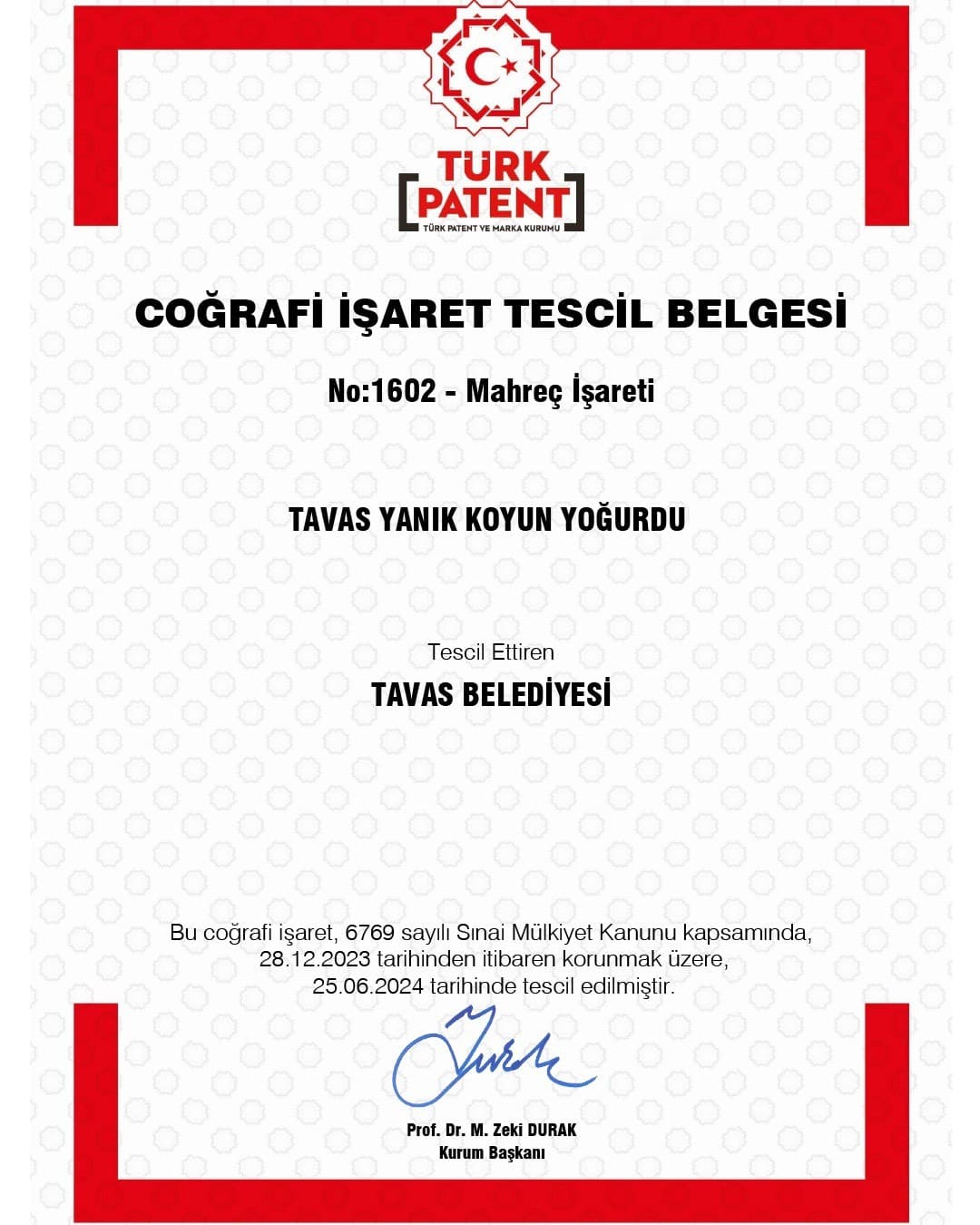Tavas Yanık Kokulu Koyun Yoğurdu, NATO zirvesi menüsünde yer aldı