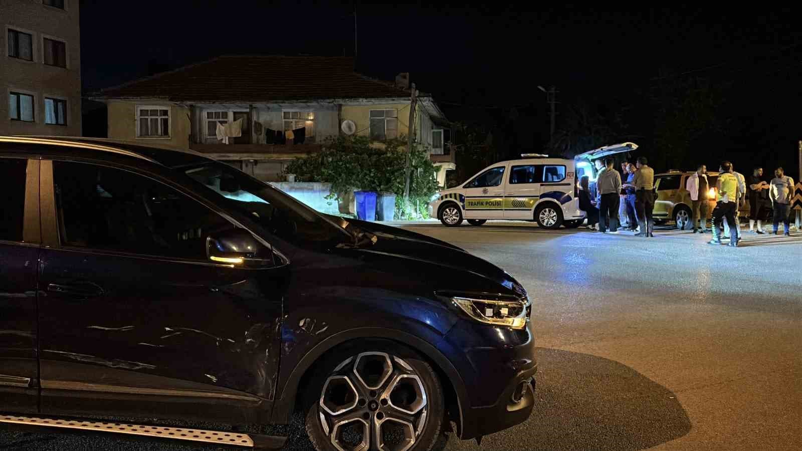Bolu’da ciple otomobil çarpıştı: 1 yaralı