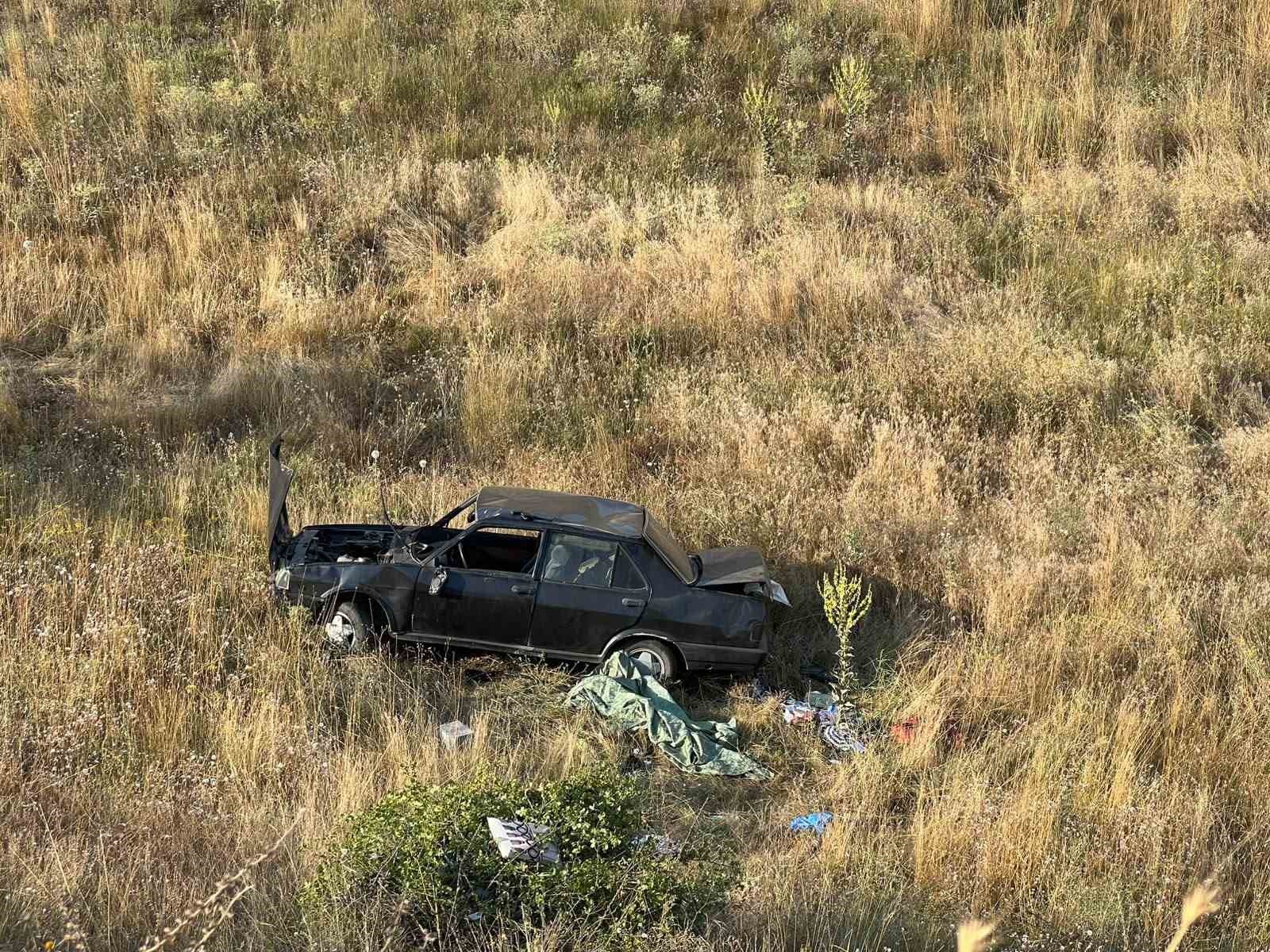 Çorum’da kayıp olarak aranan adam, şarampole yuvarlanan otomobilinin altında ölü bulundu