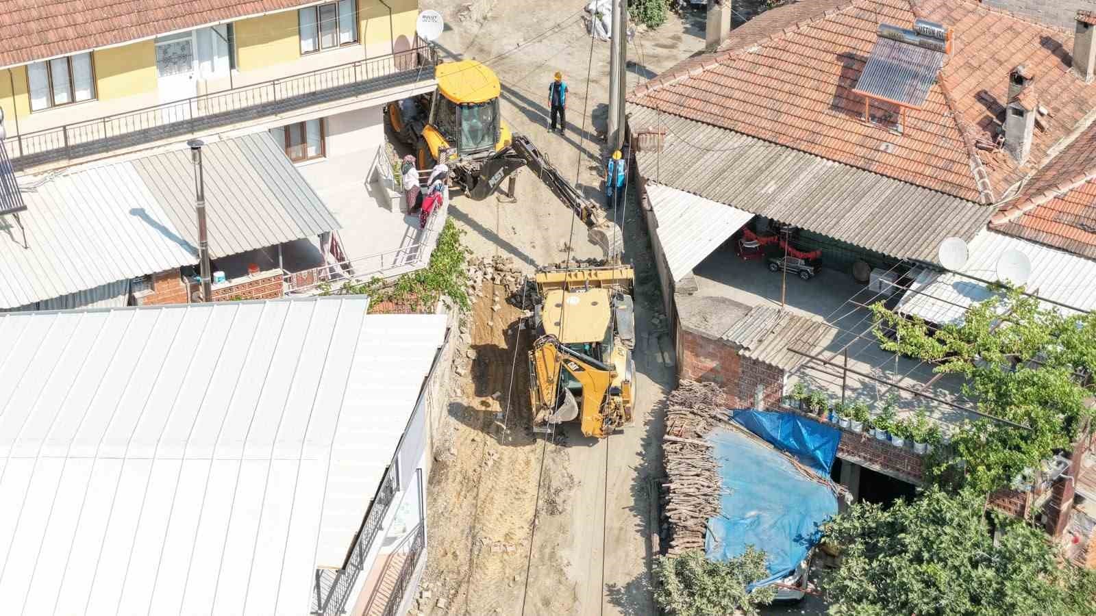 Aydın Büyükşehir Belediyesi’nden Köşk Başçayır’da 3,9 milyon TL’lik altyapı yatırımı