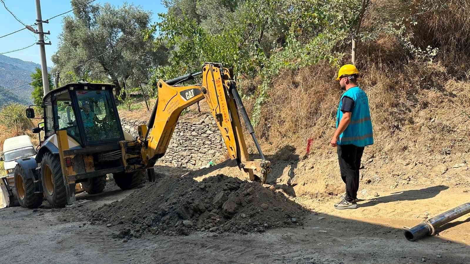 Aydın Büyükşehir Belediyesi’nden Köşk Başçayır’da 3,9 milyon TL’lik altyapı yatırımı