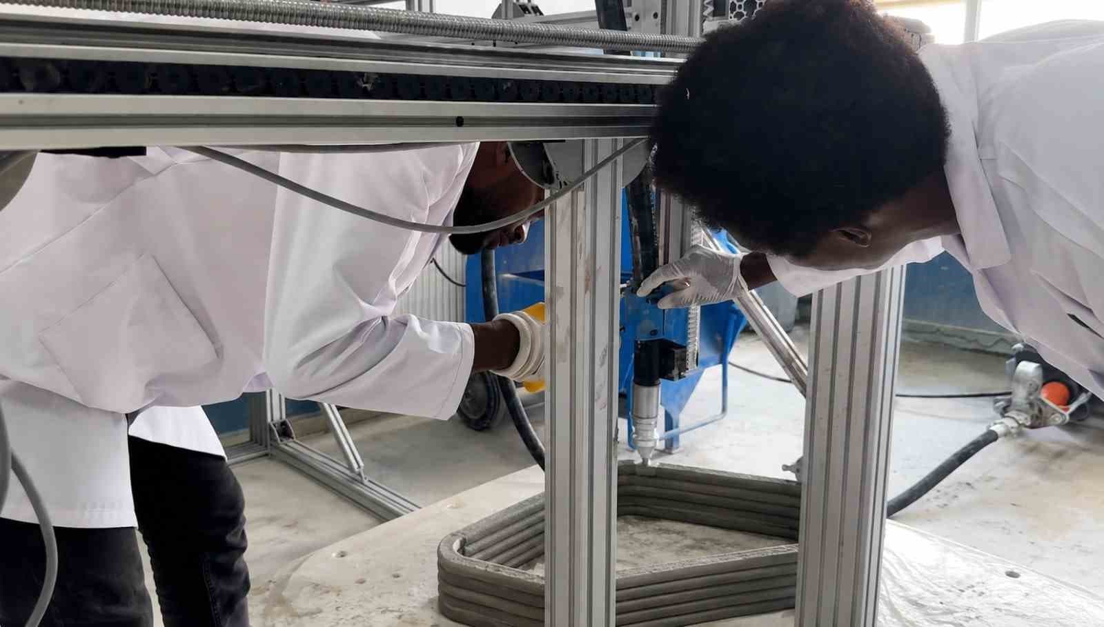 TOGÜ’den yenilikçi çözüm; 3D yazıcı teknolojisiyle hızlı konut üretimi