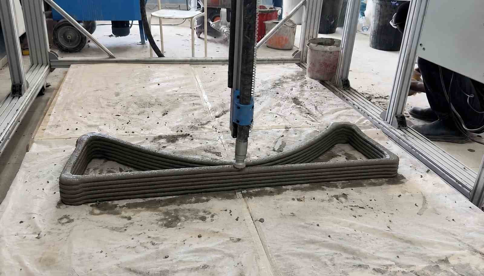 TOGÜ’den yenilikçi çözüm; 3D yazıcı teknolojisiyle hızlı konut üretimi