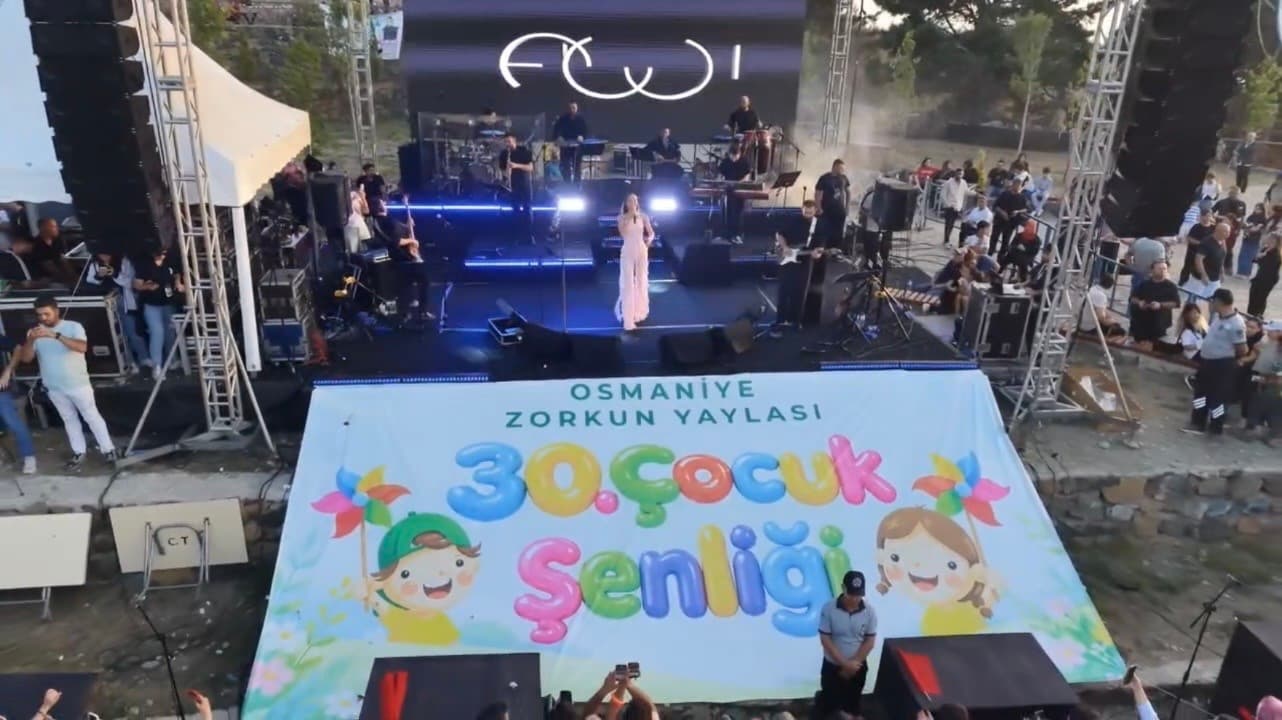 Osmaniye Zorkun Çocuk Şenliği coşkuyla sona erdi