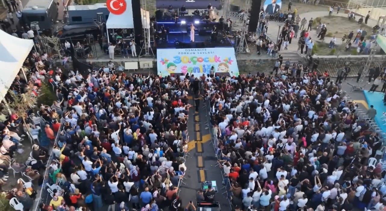 Osmaniye Zorkun Çocuk Şenliği coşkuyla sona erdi