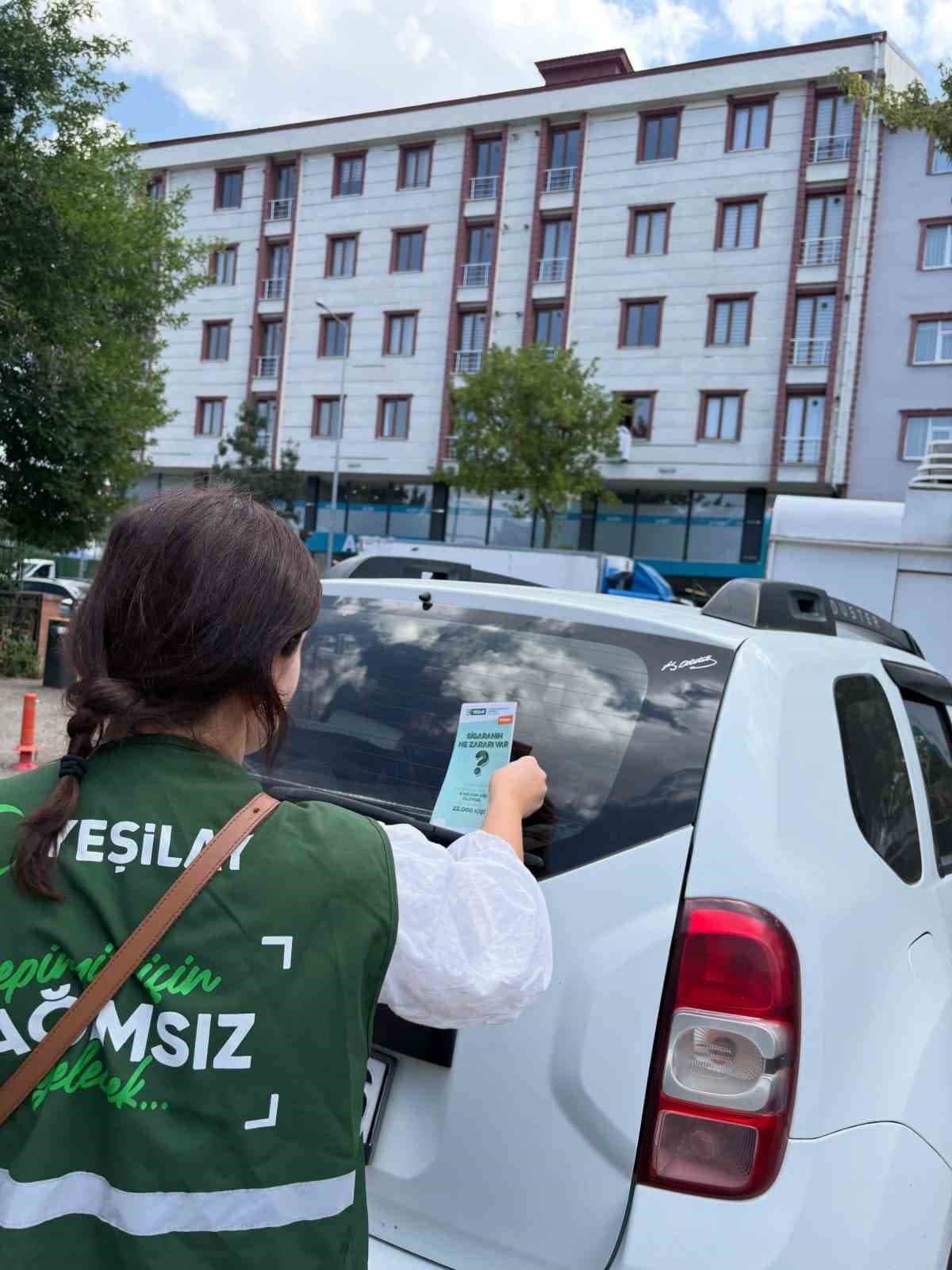 Yeşilay Kars’tan bağımlılıklara karşı farkındalık çalışması