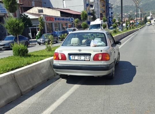 Yaya geçidinde otomobilin çarptığı yaşlı adam yaralandı