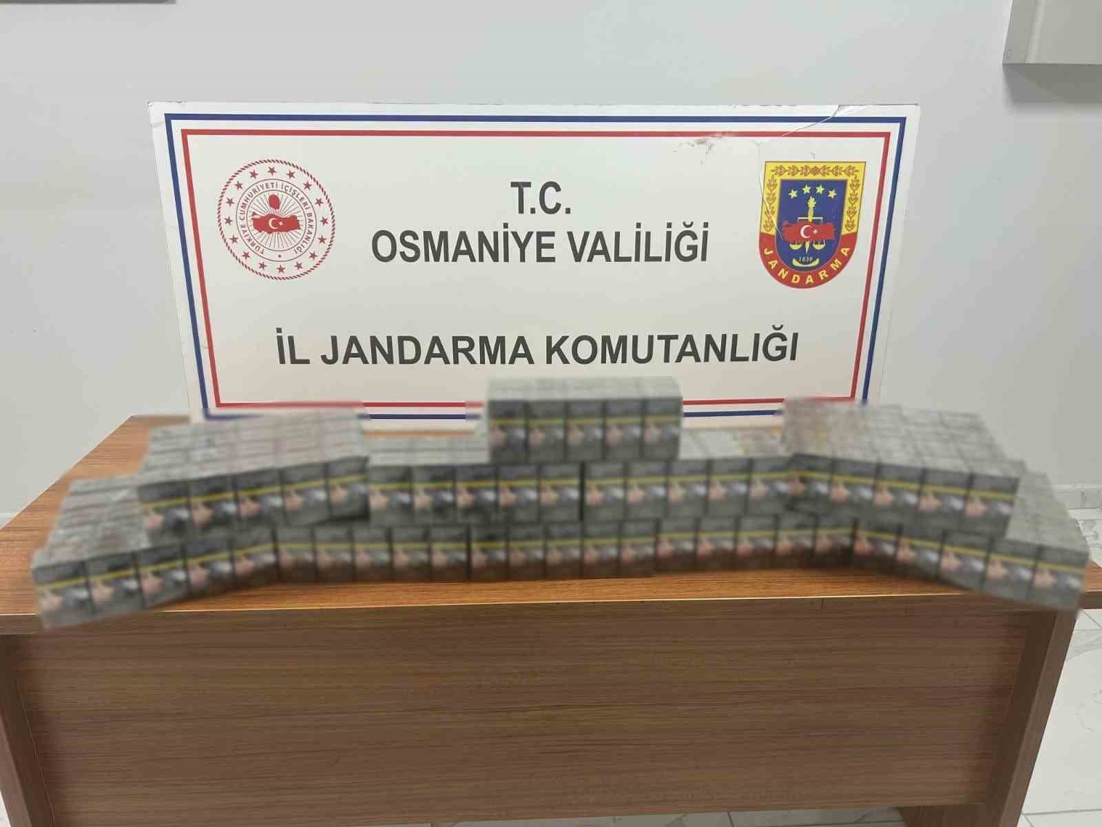 Osmaniye’de jandarmadan patlayıcı ve silah operasyonu