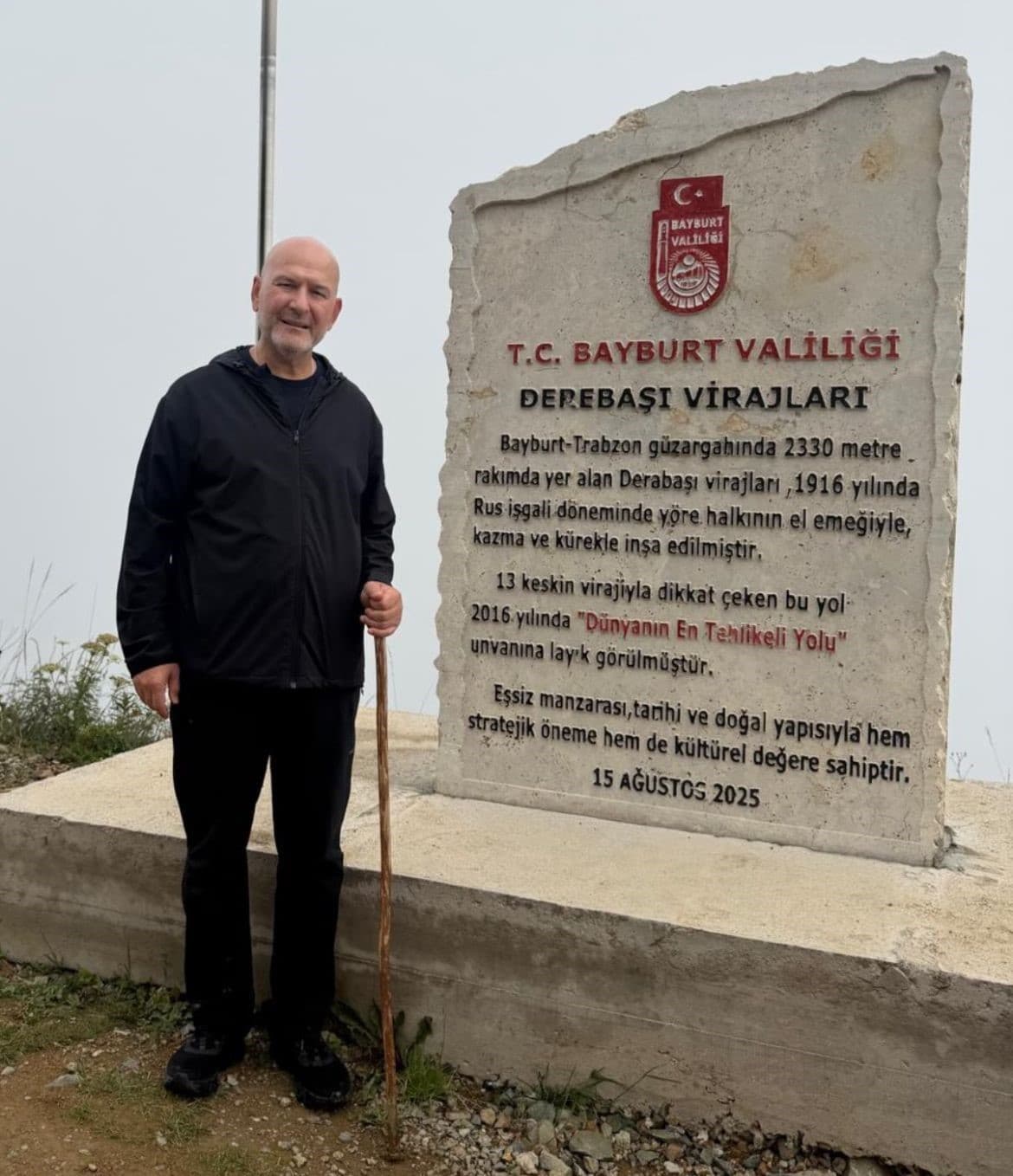 Eski Bakan Soylu Bayburt’ta