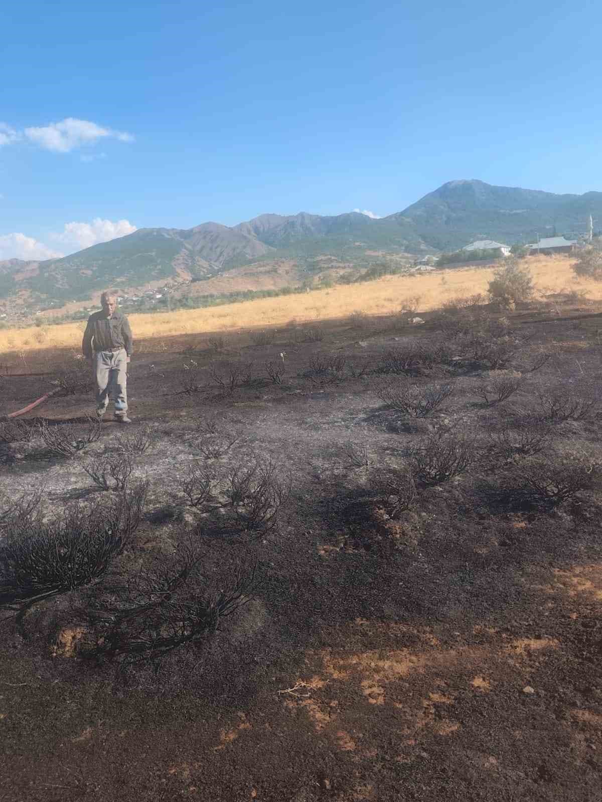 Bingöl’de iki ayrı noktada çıkan yangınlar söndürüldü