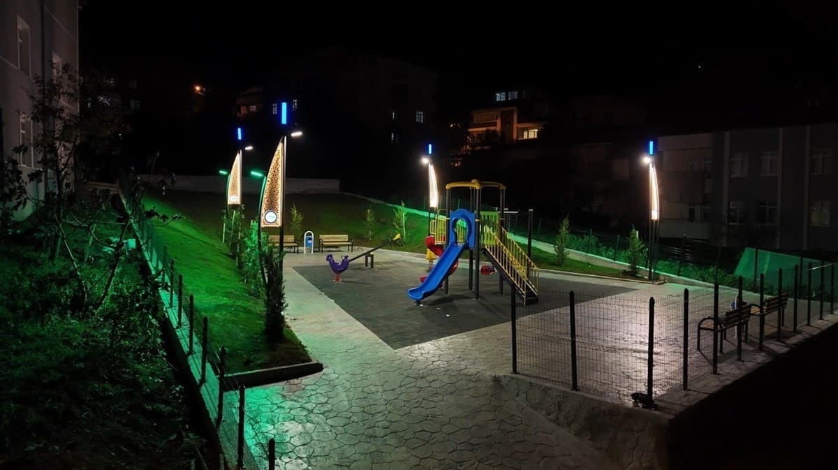 Canik’in güvenli parklarında ücretsiz internet hizmeti