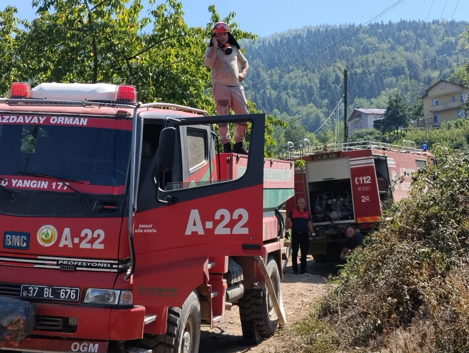 Kastamonu’da alevlere teslim olan ev küle döndü