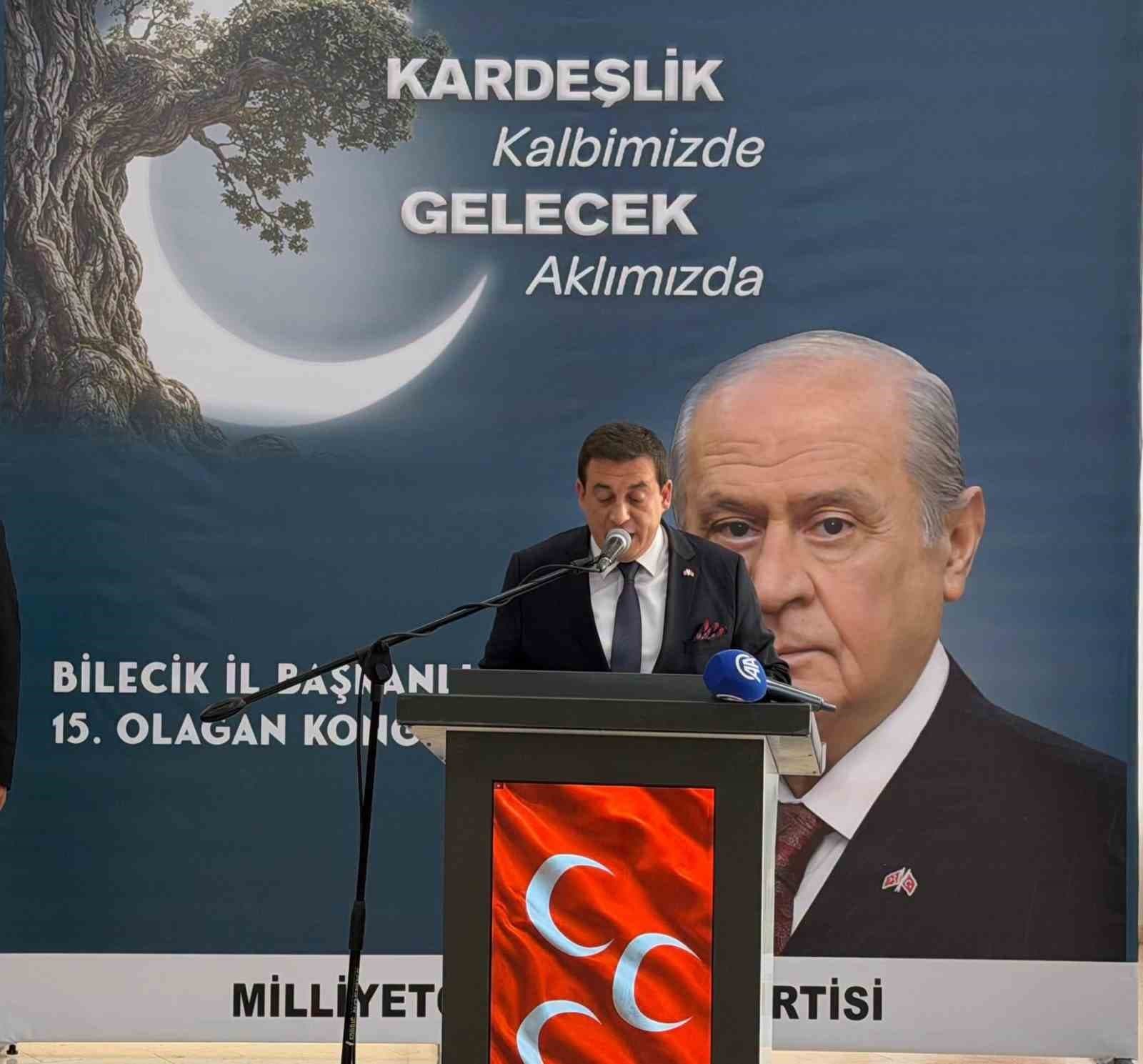 MHP Bilecik İl Başkanı Talha Özkan güven tazeledi