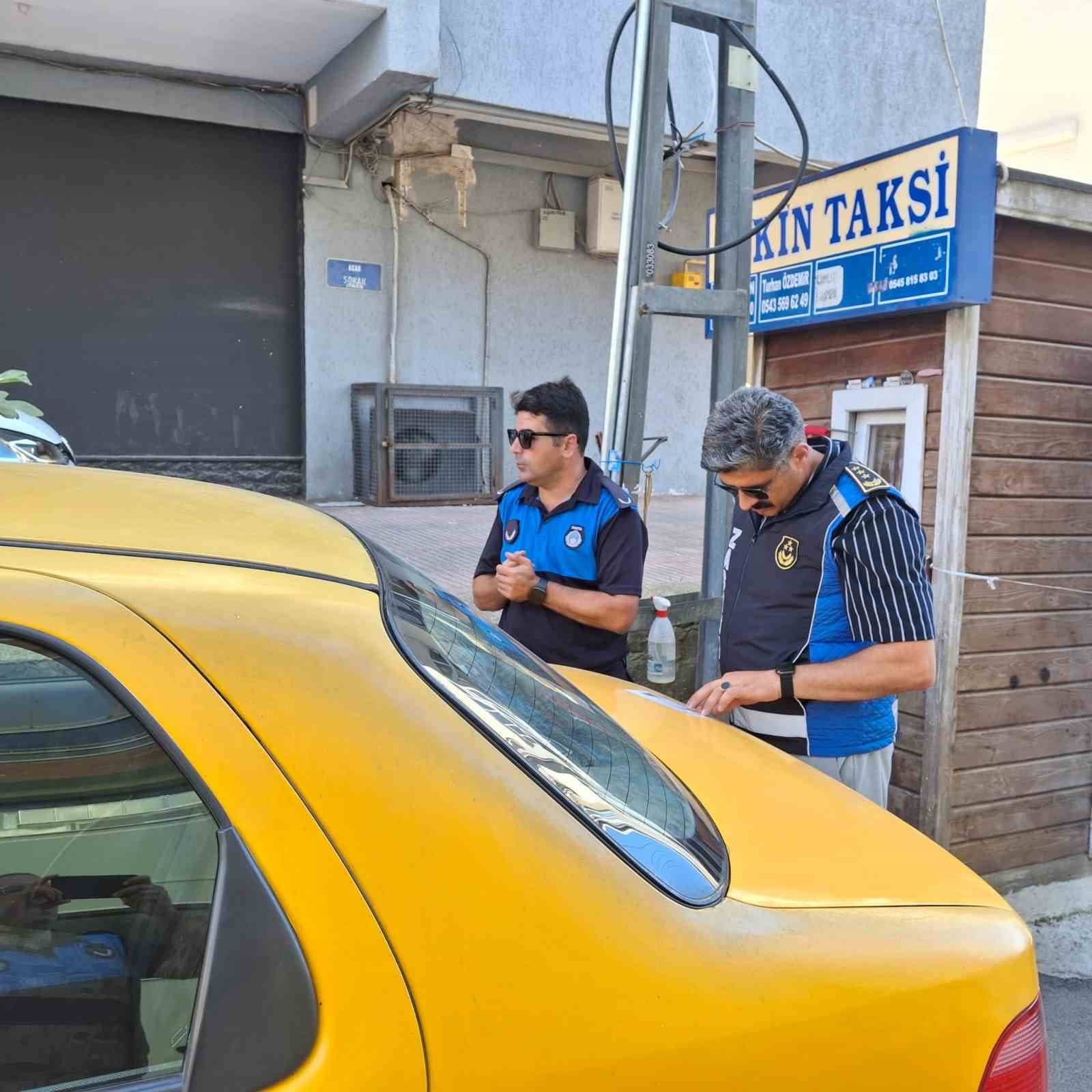 Sinop’ta ticari taksiler denetlendi