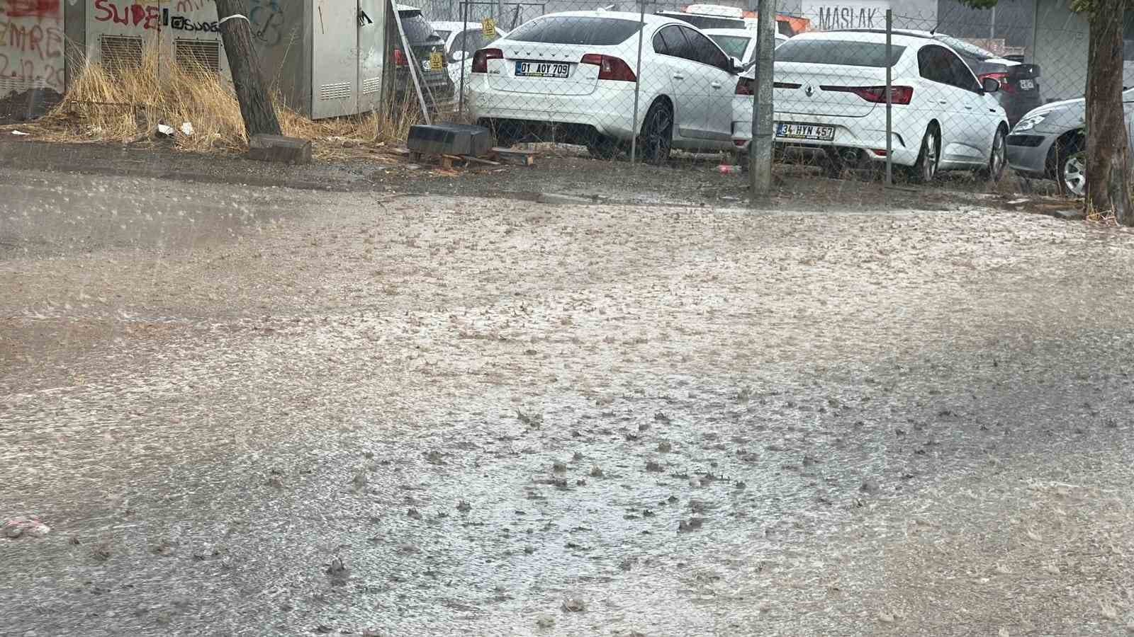 Kahramanmaraş’ta sağanak yağış etkili oldu