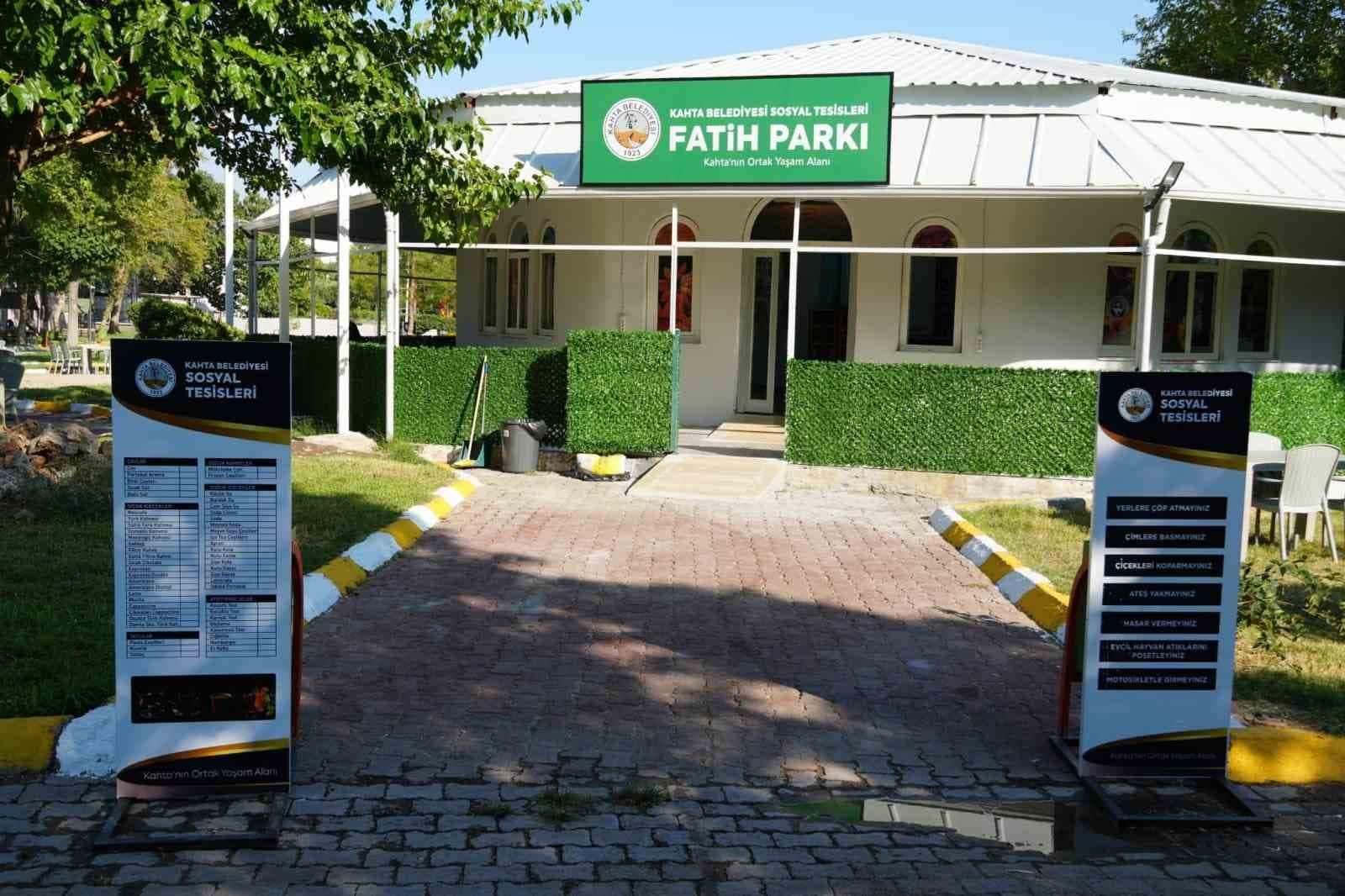 Başkan Hallaç: "Fatih Parkı Sosyal Tesisi’miz hizmete açıldı"